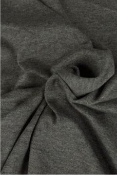 Viscose Tricot Donker Gemeleerd Grijs M3