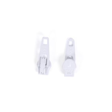 Metaal Runner/Slider YKK - Wit nr.3
