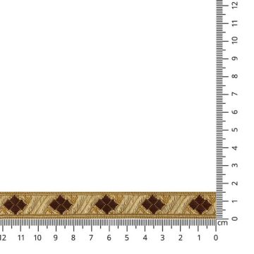 Sinterklaas Band - Goud/Bruin - 15mm 