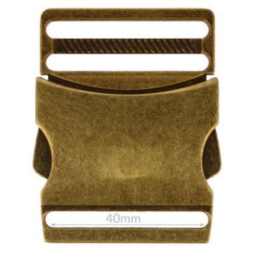 Opry Klikgesp - Old Gold - 40mm