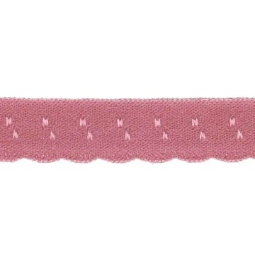 Lingerie Elastisch Vouwkant - Dark Old Pink