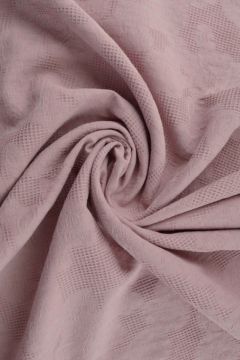 Cotton - Jacquard Roses - Donker Oud Roze - 38