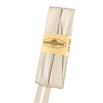 Oaki Doki Biaisband leer - 052 Warm Grijs