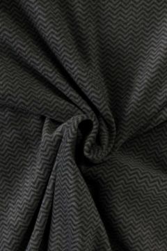 Fleece Print - Grey/Antracite Zigzag