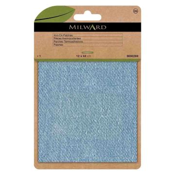 Milward Verstelstuk opstrijkbaar - Light Denim 12x44cm