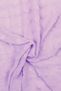 Chiffon Dots - Lilac