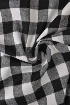 Flanel Ruiten - White/Black
