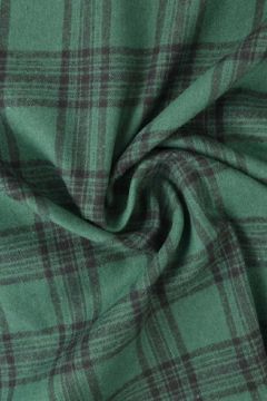 Flanel Ruiten - Forest Green/Black