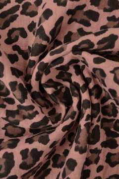 Hydrofiel - Animal Print on Vintage Pink