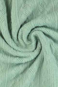 Knitted Cable Jersey - Vintage Green