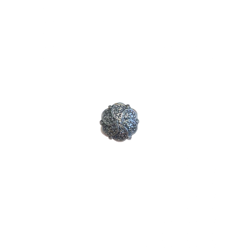 Knoop - Round Circles - Antique Silver - 15mm