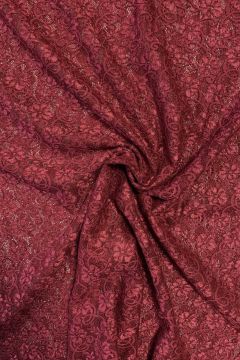 Lace - Flowers and Barok - Dark Red
