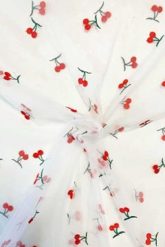 Mesh - Sweet Cherries on White