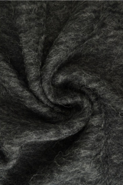 Mantelstof Deluxe - 65% Wol - Antracite