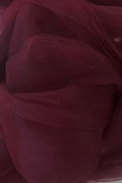 Brandvertragende Tule - 280cm - Burgundy
