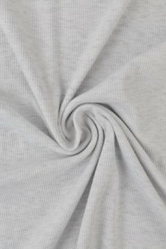 Rib Jersey - Soft Light Grey