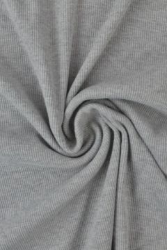 Rib Jersey - metal Grey