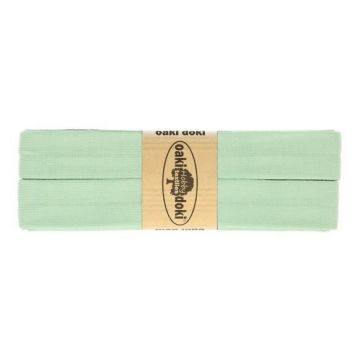 Tricot de luxe biaisband oaki doki 025 zacht mint