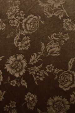 Lycra Velours - Chique Flowers - Taupe