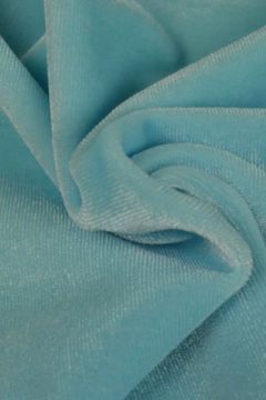 Lycra Velours Aqua