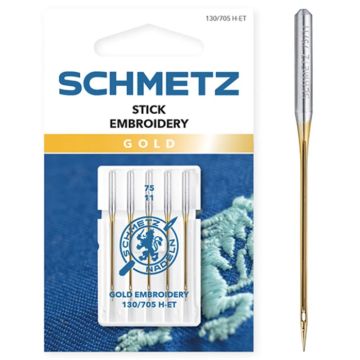 Schmetz Gold Embroidery 75/11