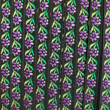 Band Dark Flowers - 12mm