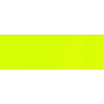 Luxe Satijn Lint 50mm-01 - Neon Yellow