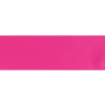 Luxe Satijn Lint 25mm-62 - Fuchsia 