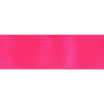 Luxe Satijn Lint 16mm-999 - Neon Pink