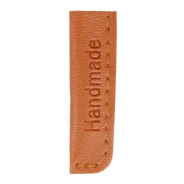 Leren koordeinden handmade - Klein bruin