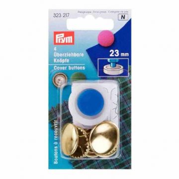 Prym Stofknopen met Matrijs - 23mm - Goud