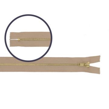 Broek Rits Koper - Niet Deelbaar -573 - Cappuccino -18 cm