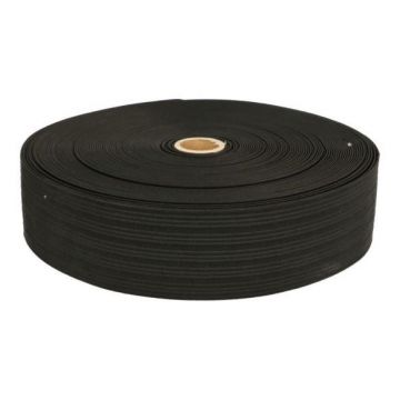 Taille Elastiek 15 mm - Zwart