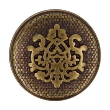 Knoop - brocante Bronze - 25mm