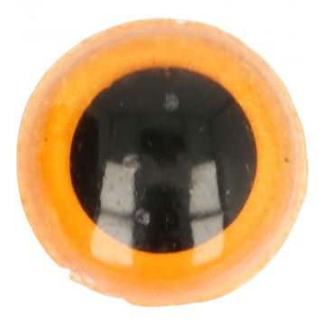 Veiligheidsogen Oranje - 12mm