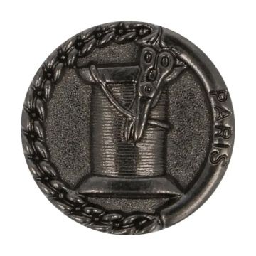 Knoop - Sewing Paris Dark Silver - 20mm