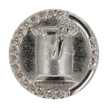 Knoop - Sewing Paris Silver - 20mm