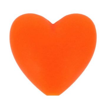 Opry Siliconen Kraal Hart - Diep Oranje