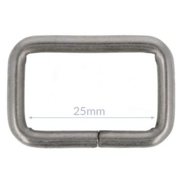 Opry Gesp - Mat Silver - 25mm