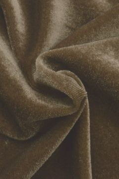 lycra fluweel / velours taupe