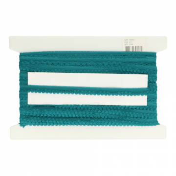 Lingerie - Stretch Kant - 15mm - Dark Petrol Green