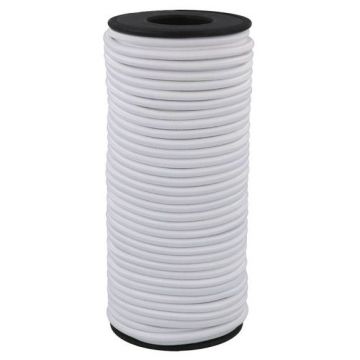 Koord elastiek 4mm - Wit - Super Sterk