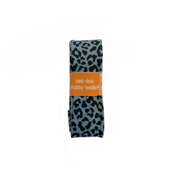 Biaisband - 2m - Leopard - Steelblue