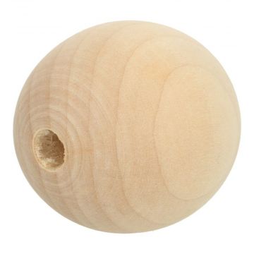 ronde houten kraal 