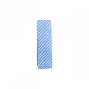 Biaisband - 2m - Strepen - Light Blue