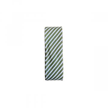 Biaisband - 2m - Strepen - Moss Green