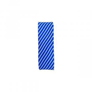 Biaisband - 2m - Strepen - Royal Blue