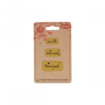 Opry Skai Labels - Handmade - Ochre