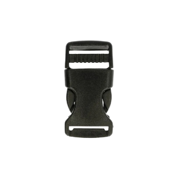 Turbo-sluiting zwart - 20mm