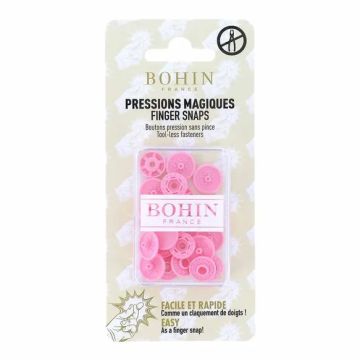 Bohin - Magische drukknopen 13mm - Light Pink